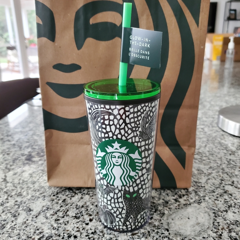 New Starbucks glow in the dark halloween 2020